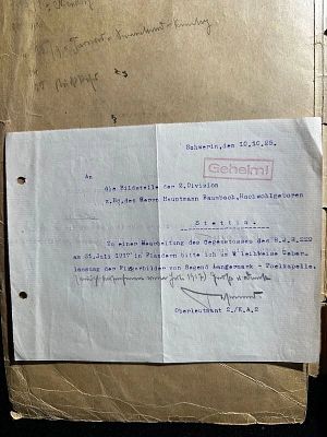 WWI / Weimar German Army Generals Marked SECRET Documents Lessons Flanders 1917 Ypres. Original 