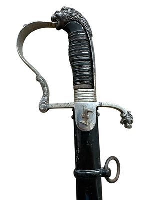 Dutch NSB SS Police Collaboration m1912 Police Sword Saber. This very unique Dutch saber is in 