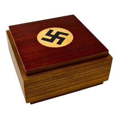 Lot 31 - Third Reich Nazi Wooden Box | Frank Zoller Authentic History