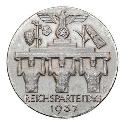 NSDAP Reichsparteitag 1937 Badge. NSDAP Reichsparteitag 1937 badge