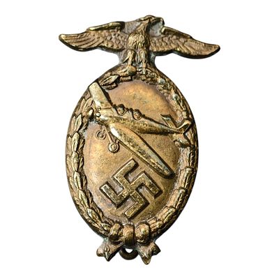 Early NSDAP DLV Tinnie Badge