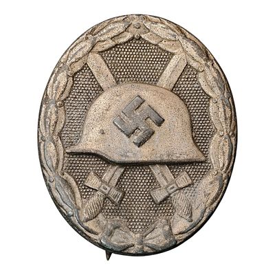 Wound Badge in Silver – Third Reich Nazi Era Medal Badge