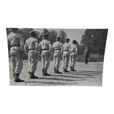 Unpublished Dutch Waffen SS Volunteer Legion Avegoor Training Center 1943 Photograph. Extremely 