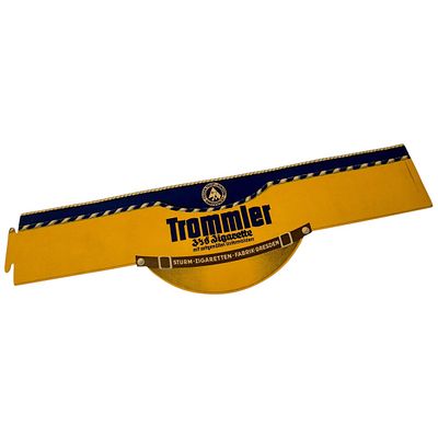 German "Trommler" Zigaretten Cardboard Kepi - Sturm-Zigaretten-Fabrik Dresden. A shaped 