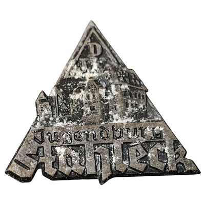 German "Jugendburg Rothenfels" Triangular Membership/Tinnie Badge. A triangular tinnie badge 