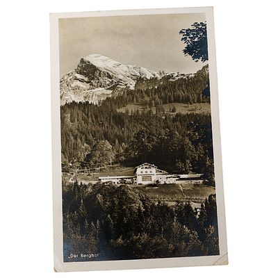 German Real-Photo Postcard "Der Berghof" - Obersalzberg. A period real-photo postcard captioned 