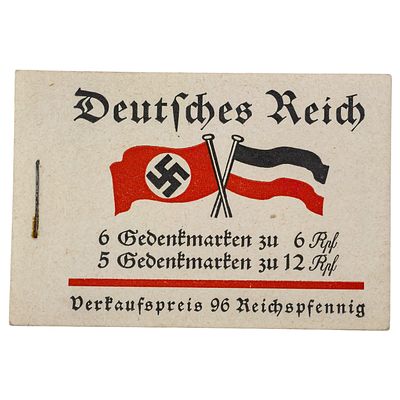 German 'Tag von Potsdam' Commemorative Stamp Booklet, 1933. A stamp booklet issued by the 