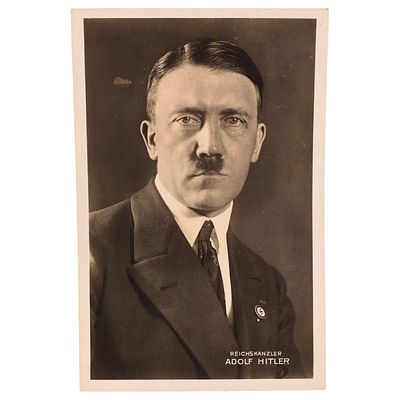 Adolf Hitler Third Reich Propaganda Postcard, Photo-Hoffmann Munich. A period postcard bearing a 