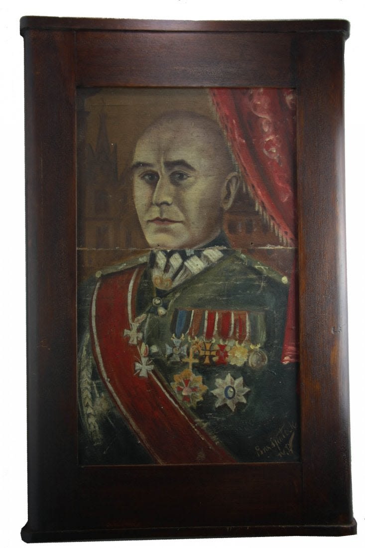 Lot 220: RYDZ SMIGLY MARSHAL OF POLAND 1937 PORTRAIT