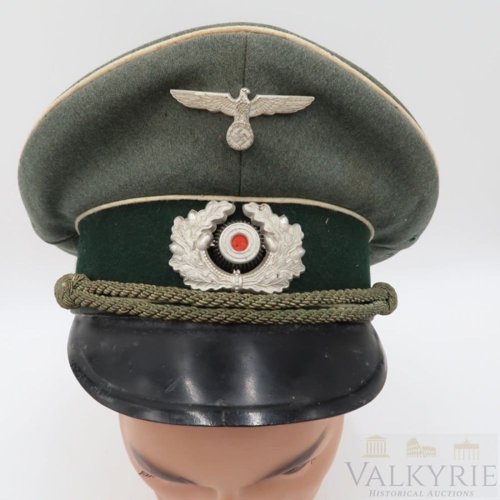 Lot 892: Army Infantry Officer Visor Hat.