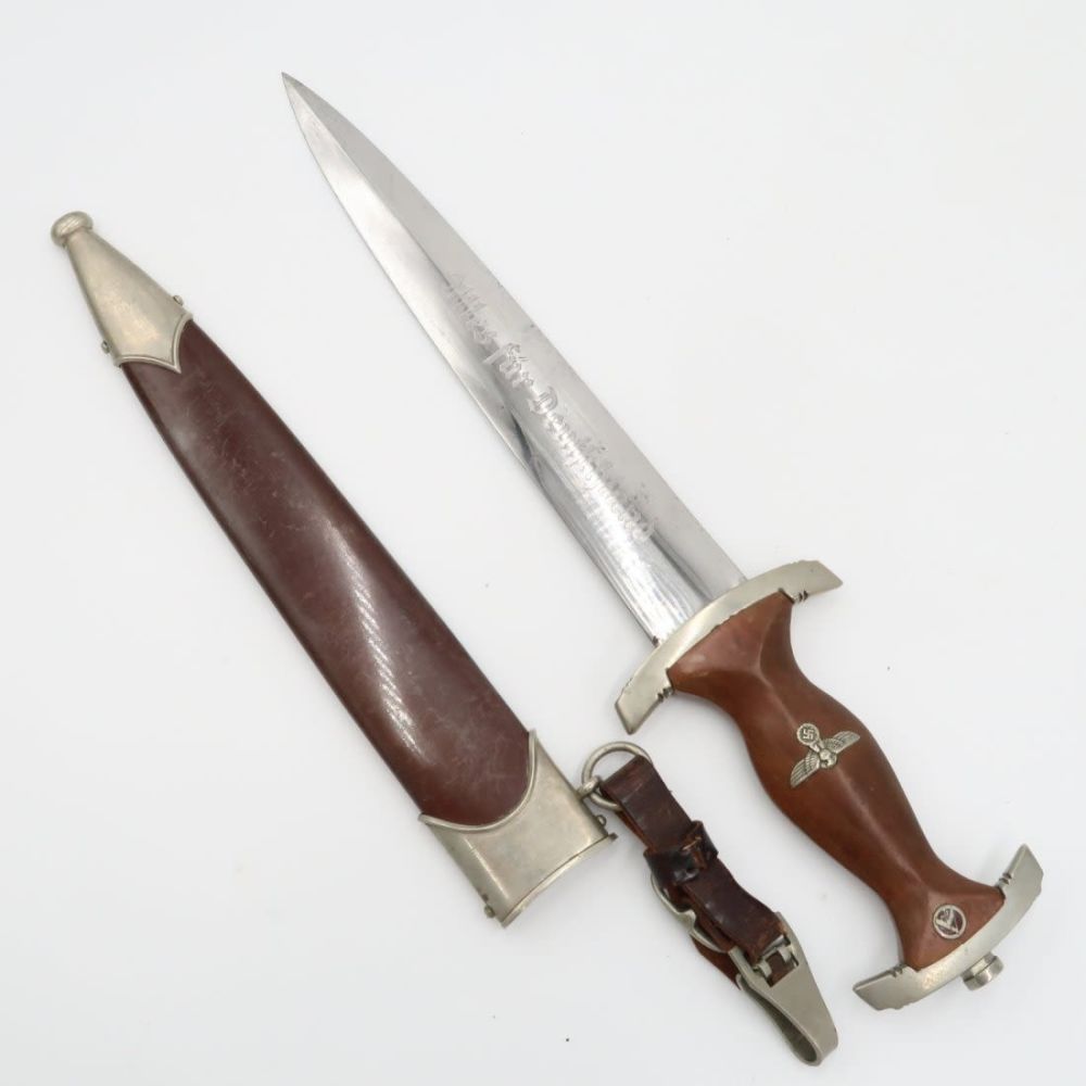 Lot 923: Partial Rohm SA Dagger - Anton Wingen Jr. of Solingen