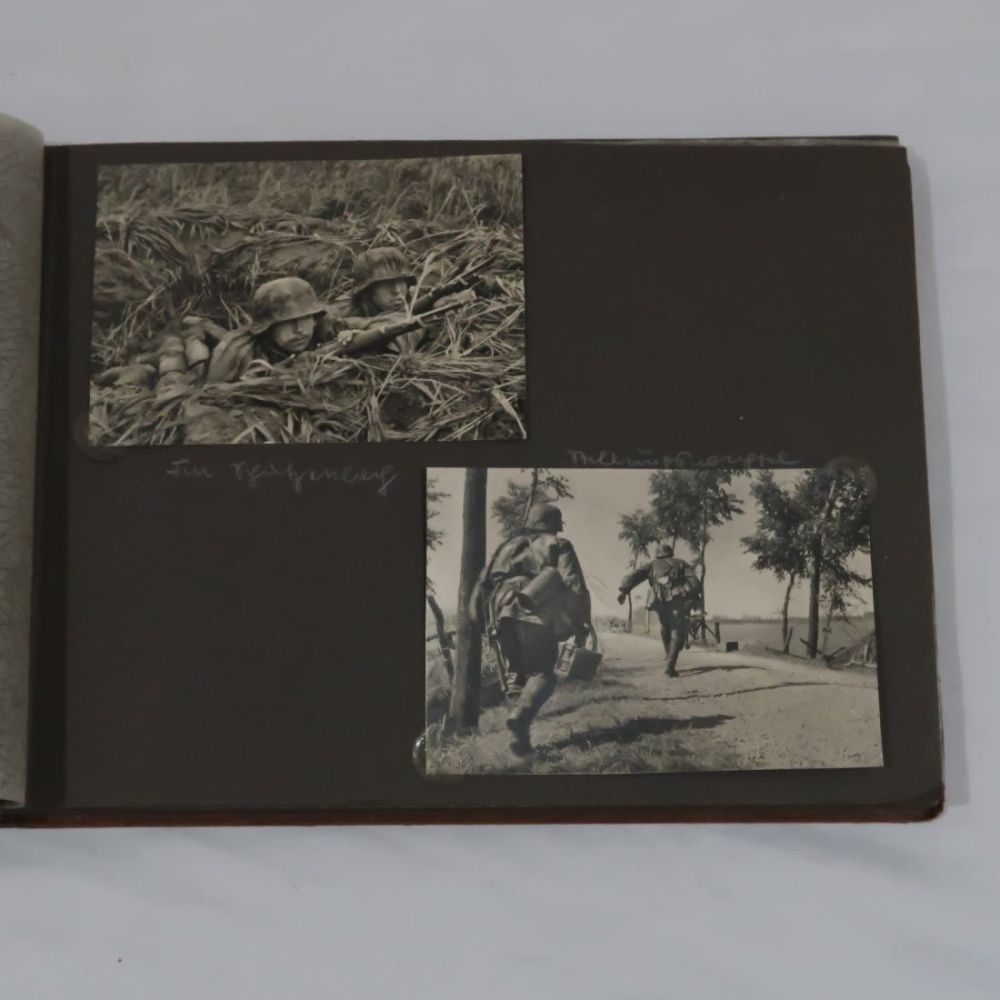 Lot 934: German WWII Military / SS Photo Album 40+ Photos