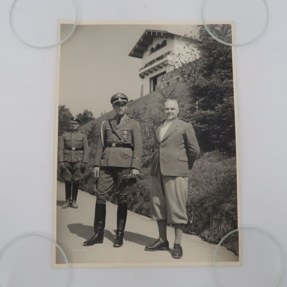 Lot 937: Photo of SS Officer at Hitler's Berghof