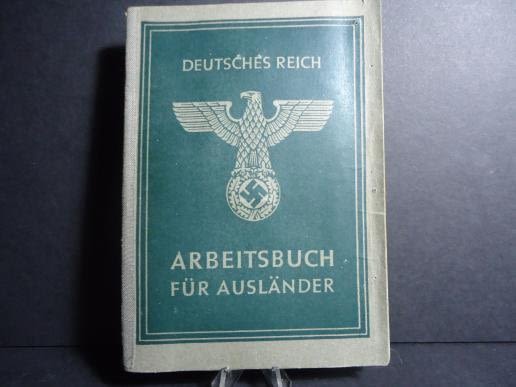 Lot 1013: GERMAN SLAVE LABOR WORKER ID BOOKS - Set of 4