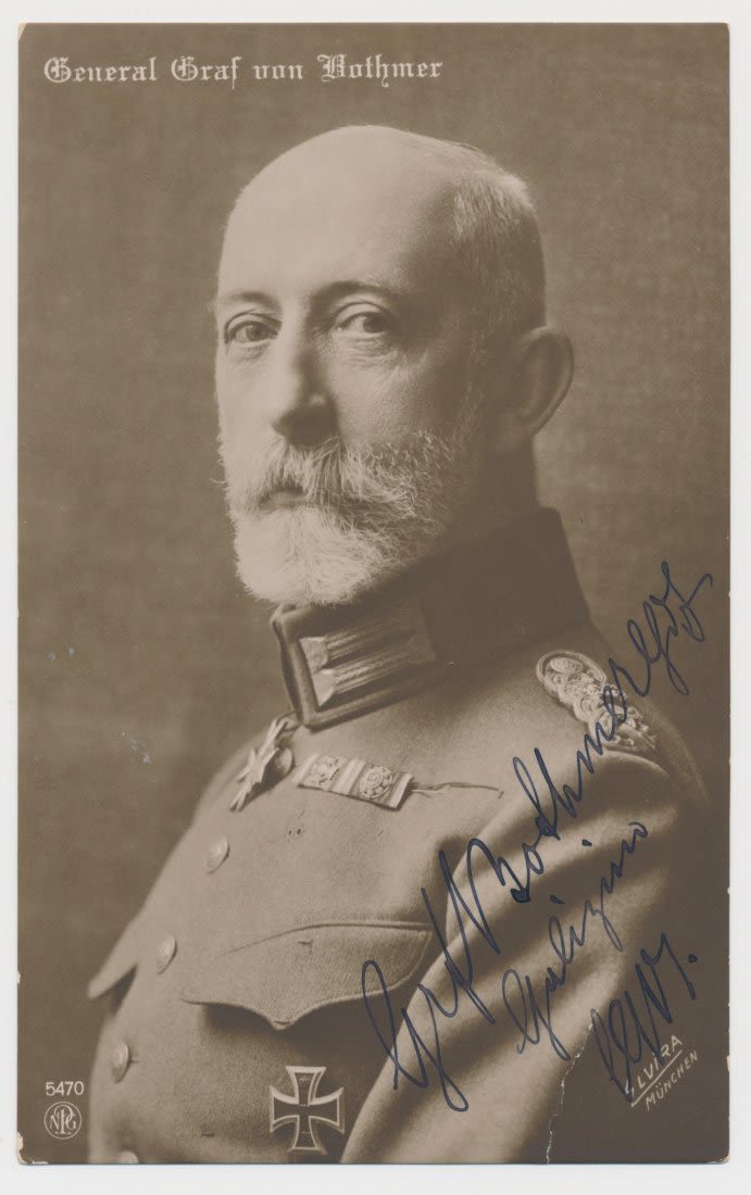 Lot 1052: FELIX GRAF VON BOTHMER SIGNED PHOTO