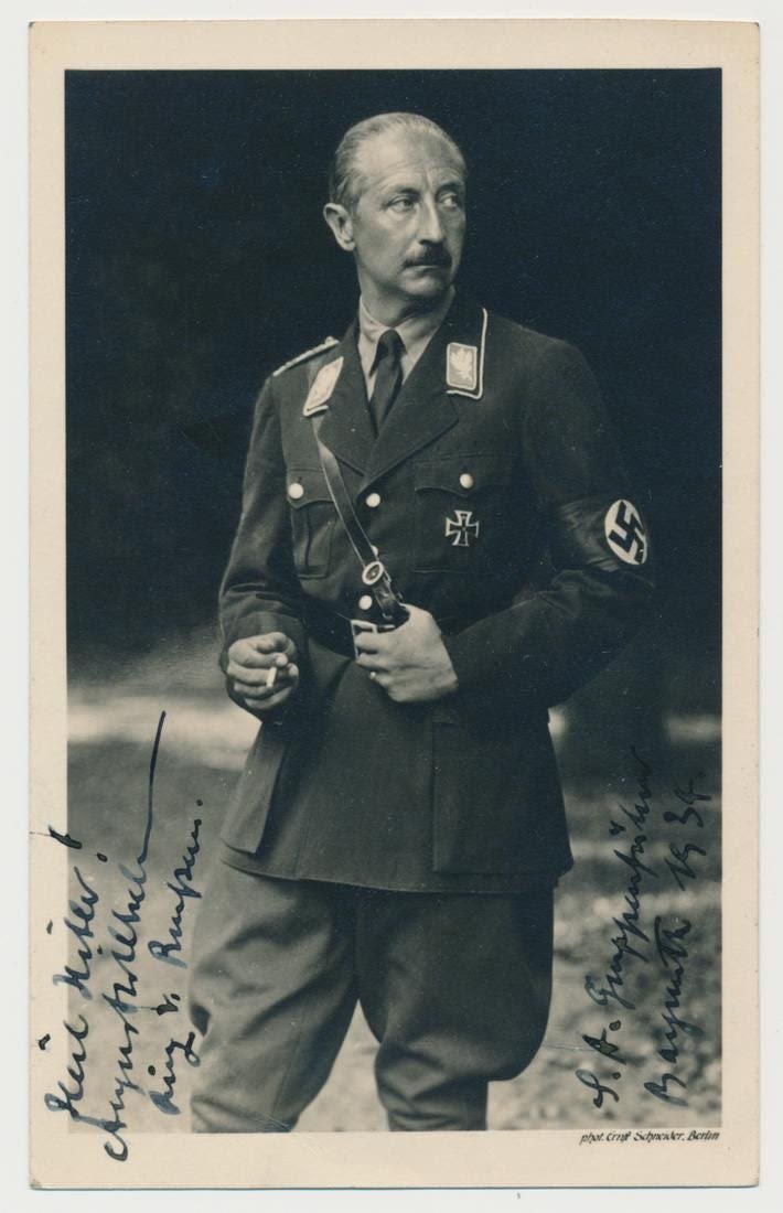 Lot 1053: AUGUST WILHELM OF PRUSSIA SIGNED PHOTO