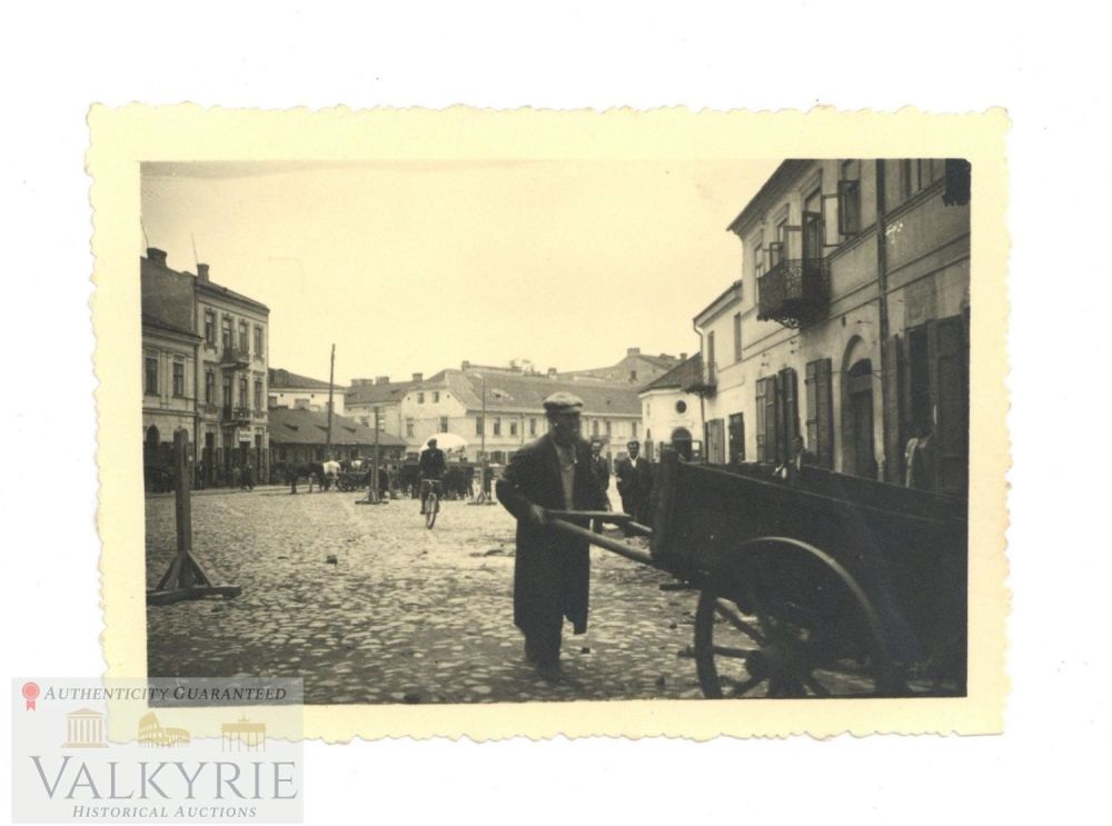 Lot 232: Photo Taken in an Unknown Jewish Ghetto Somewhere in Poland