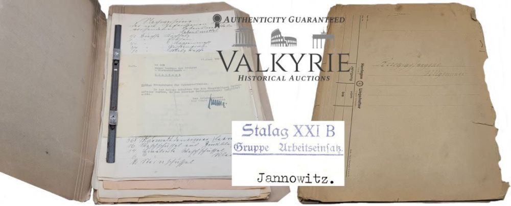 Lot 274: Set of Documents - Prisoners of War - Stalag XXI B Szubin