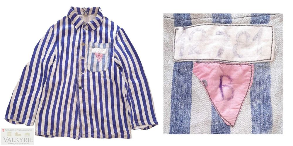Lot 394: Ultra Scarce Original Inmate Jacket of a Belgian Political Prisoner With Number 12781