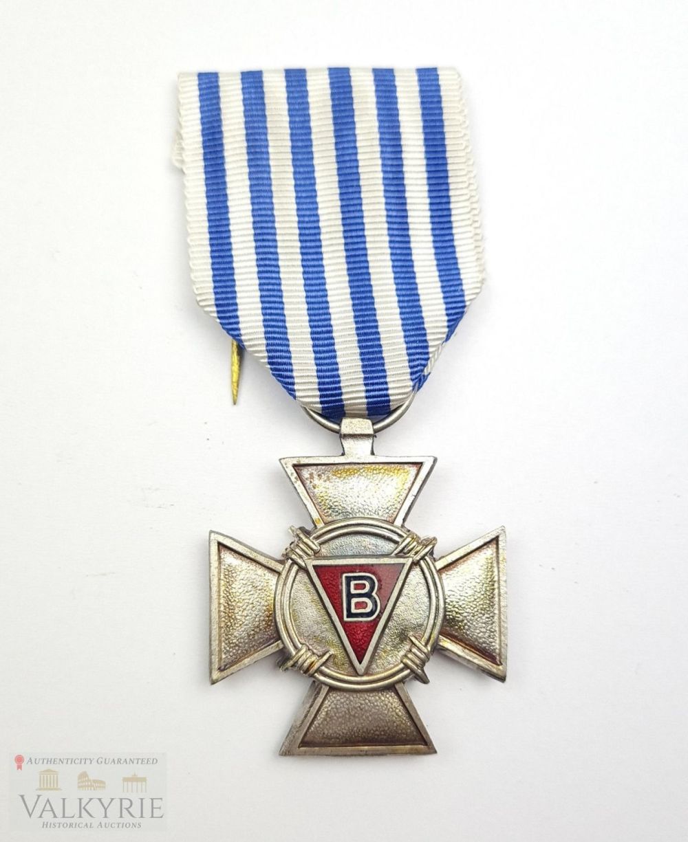Lot 484: Belgian Commemorative Cross for Former Concentration Camp Belgian Prisoners
