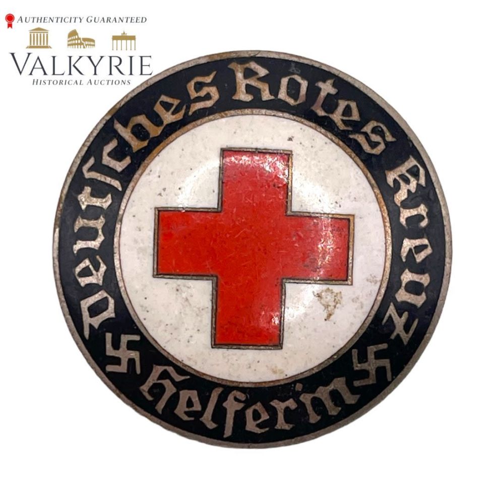 Lot 340: Nazi Deutsches Red Cross Heilferin Brooch