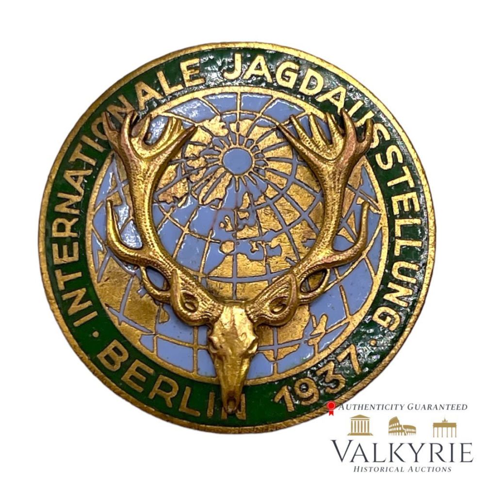 Lot 345: Internationale  Hounting Show - Jagdausstellung 1937 Event Pin