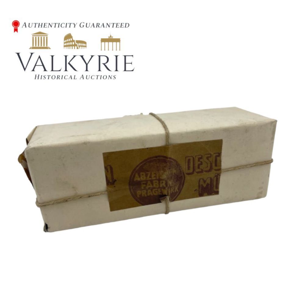 Lot 549: War Merit Medals Boxed 1st Class Factory Wrapped x 10 - Deschler Hoard