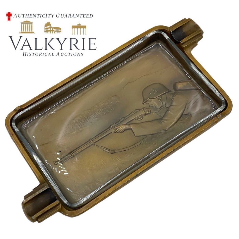 Lot 560: German Wehrmacht Heer Metal Ashtray