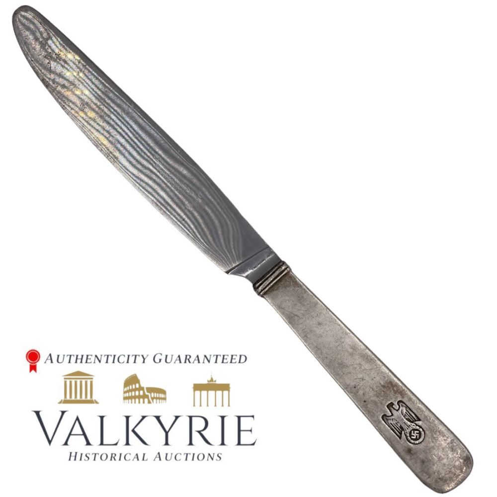 Lot 579: Silver NSDAP Dinner Knife - RARE Early Pattern