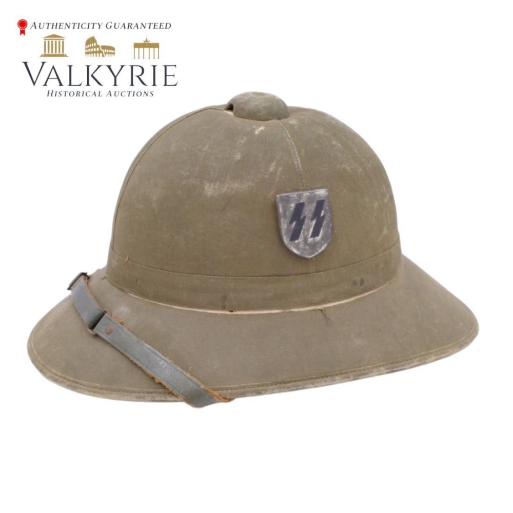 Lot 754: Waffen SS Tropical Pith Helmet
