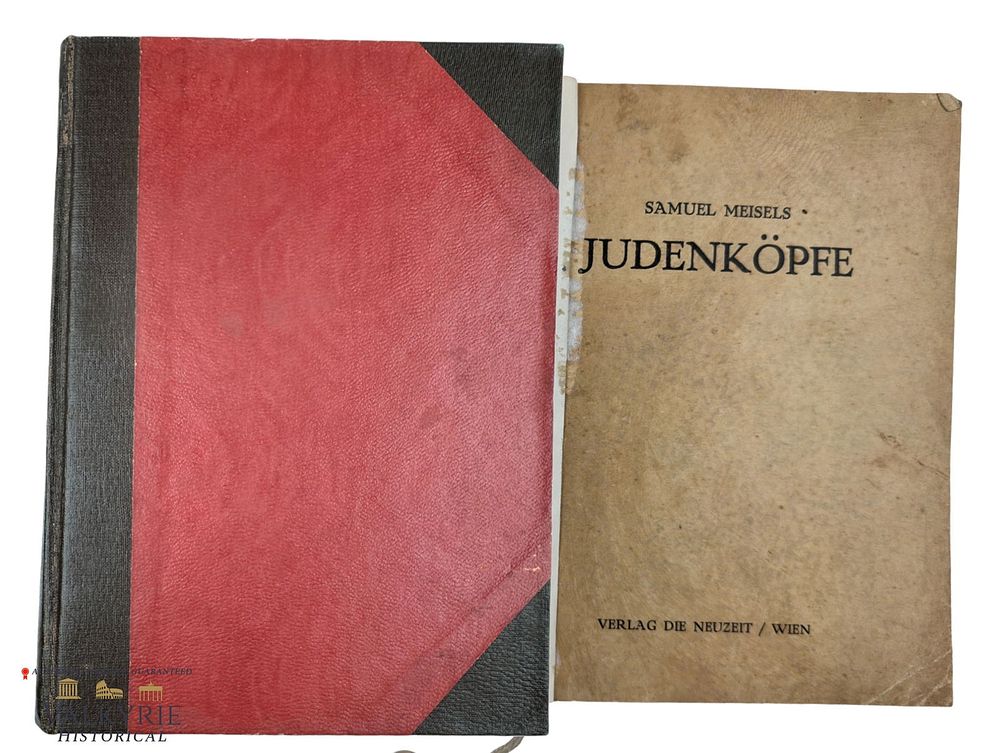 Lot 199: Austrian Book About Jewish Personalities Entitled "Jewish Heads" by Samuel Meisels