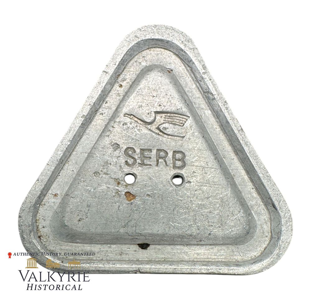 Lot 326: Relic Conditio Ground Dug Identification Tag For Serbian Slave Labourers in Labour Camp of Lufthansa