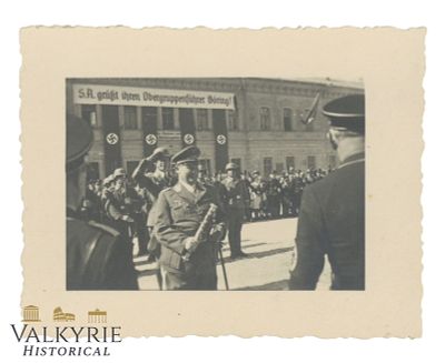 Private Taken Photo of the Reception of Hermann Goering in 1938 Somewhere in the III Reich. 