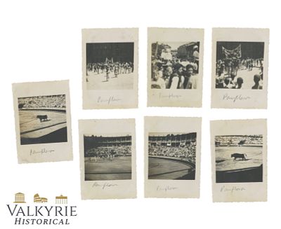 Set of Photos Taken in Pamplona - Spain During the Celebrations of San Fermin - 7th July 1950. 