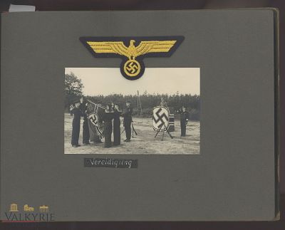 Souvenir Photo Album of a German Kriegsmarine Sailor With Nice Photos of GJ General Dietl. 
