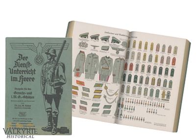 German Wehrmacht Instruction Manual "Der Deutschunterricht im Heere. Gewher u. l.M.G. Schutze". 