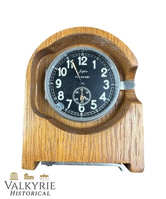 Luftwaffe Aircraft Clock Manufactured by Junghans - Stationsuhr - Maker Marked - Work. Luftwaffe 