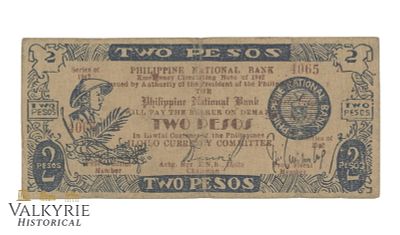 Philippines – Iloilo 2 pesos 1942, Pick – S312, VF. Shipping flat cost $25 it doesn't matter 