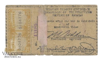 Philippines - Cagayan, 20 centavos 1942 Pick S162, F. Shipping flat cost $25 it doesn't matter 