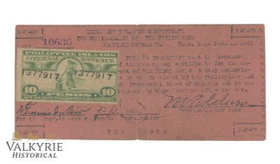 Philippines - Cagayan, 10 pesos 1942 Pick S169, VF . Shipping flat cost $25 it doesn't matter 