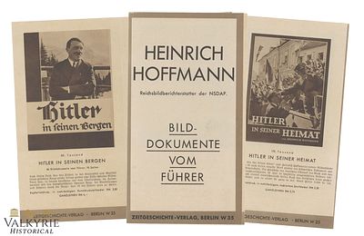 Advertisement Catalogue of the Books Published by Heinrich Hoffmann With Photos of Adolf 
