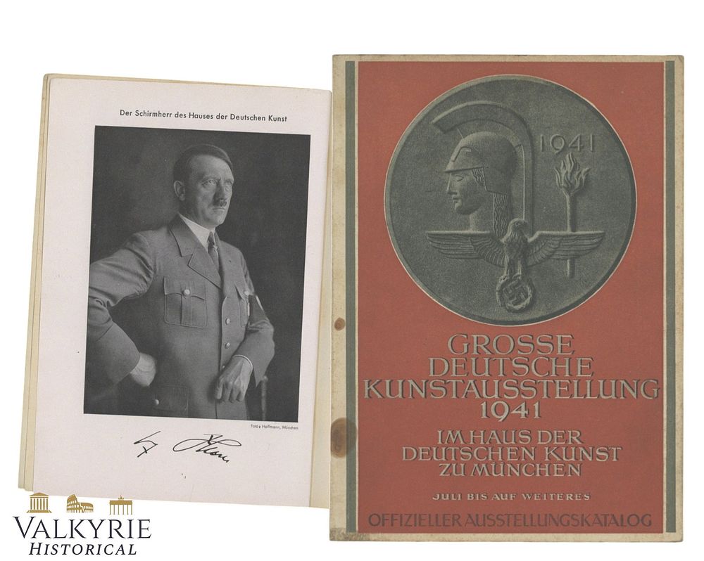 Lot 14: Official Guide Catalogue Booklet of the Great German Art Exhibition in Munich in 1941 - Illustrated