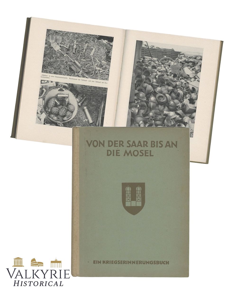 Lot 20: German Book "From the Saar to the Moselle" by Oberstlen. Dr. E. Gehring