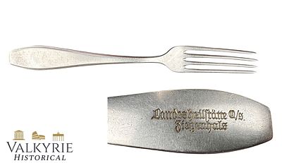 Marked Fork of the Landenheilstaette O/S Zigenhals Tuberculous Hospital in Occupied Poland. Marke 
