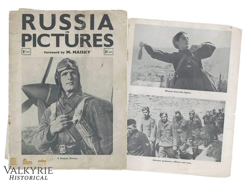 Lot 129: Russia in Pictures English propaganda edition about the prosperity of the USSR 1941!