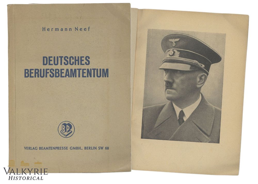 Lot 134: German Book "German Career Civil Service" by Hermann Neef