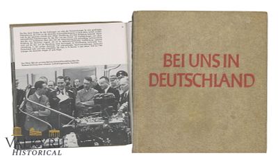 German Photobook "With Us in Germany" by Friedrich Heiss. Heavily illustrated. 1941. Hard 