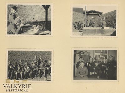 Photo Album That Belonged to a SS Member Who Was in SS Bad Tolz Junkerschule. We can see 