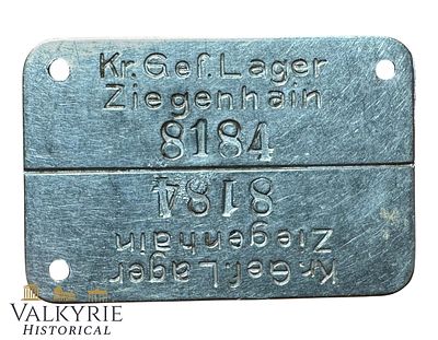 Relic Condition Ground Dug ID Tag of a Prisoner of War in German Kriegsgefangenenlager 