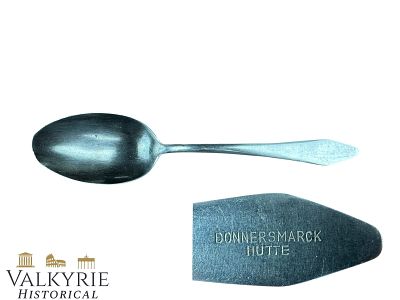 Spoon of the Cantine of the German Ruled Iron Factory "Donnersmackhuette" in Zabrze (Poland). Spo 